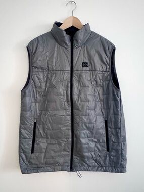 Helly Hansen Men's Gray Quilted Insulated Vest - Size L
